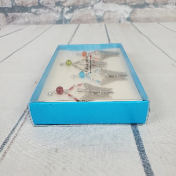 2/$25 Pier 1 Imports Candle Jewelry  Silver Metal Butterflies Set of 6 - Picture 14 of 14